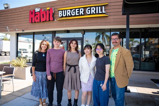 The National ProStart Student Invitational winners from OCSA were celebrated by the Habit Burger Grill - New Santa Ana