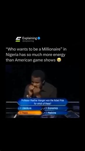 Explaining on Instagram: "There is a Nigerian version of Who Wants to Be a Millionaire, and it became one of the most popular game shows in the country. 🇳🇬💡 The show follows the same high-stakes format, lifelines, and dramatic pacing, but adds local culture, questions, and humor that resonate with Nigerian audiences. It aired for years, created instant celebrities, and even produced real millionaires whose wins became national moments. 🎉📺 It proves that great ideas can travel anywhere and s