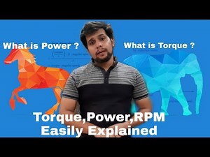 What is Power, Torque and RPM ? Power and Torque easily explained.