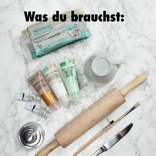 Mit unserer Modelliermasse kann man so richtig schön kreativ werden. Modellieren, trocknen lassen und bemalen - schon machst du Picasso Konkurrenz! 🖌 | TEDi Deutschland