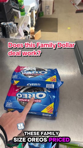 We have a bit of an amazing deal at the Family Dollar on Oreo and chips ahoy cookies. ##Sale##Deal##Coupon##cheapfood