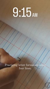 54 reactions | Practicing Letter Formation Using Four Lines...