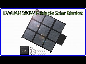 REVIEW (2026): LVYUAN 200W Foldable Solar Blanket. ESSENTIAL details.