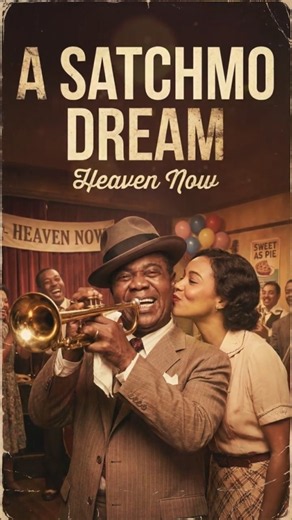 A Satchmo Dream🎺Heaven Now❤️ #LouisArmstrong Tribute | 1940s Vintage Jazz & Swing #Jazz #VintageSong