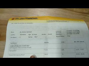 #bloodtest how to read Dr lal path lab CBC report