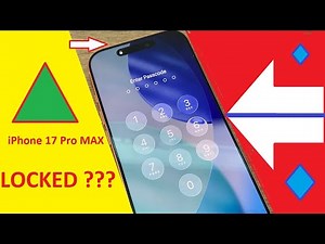 iPhone 17 pro max how to reset forgot password , screen lock bypass ?