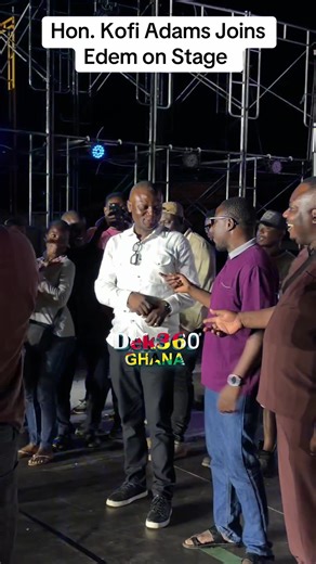 Edem set Jasikan on fire with an electrifying performance, joined on stage by Hon. Kofi Adams at the Buem Experience Concert. #dek360ghana #news #fyp #trend #trending