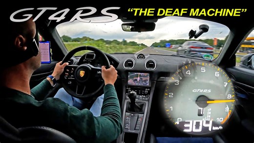 LOUDEST CAR IN THE WORLD? Porsche GT4 RS Hits 120dB at Top Speed! 🔥POV