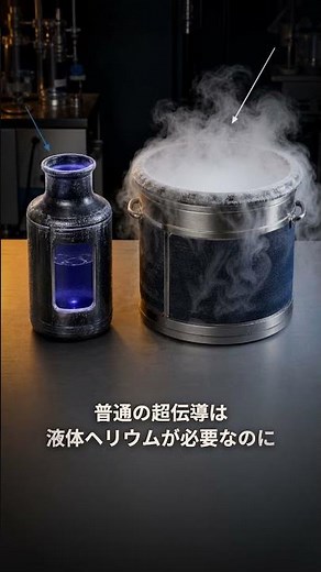 液体窒素で磁石が宙に浮く——なぜその仕組みが40年間わからないのか｜高温超伝導の謎・30秒物理