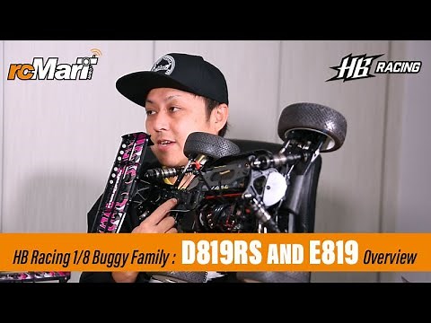 HB Racing 1/8 Buggy Family: D819RS & E819 Overview - Atsushi Hara