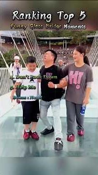 Ranking TOP 5 Funny Glass Bridge Moments 😂