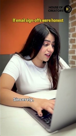 If email sign-offs were honest... #houseofcreators #funny #comedy