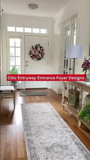 💕Modern Entryway Foyer Design | Classy & Warm Entrance Setup