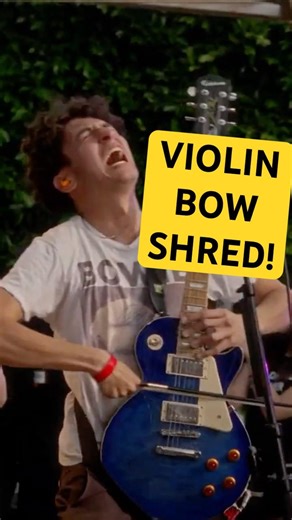 Shredding A Violin Bow Guitar Solo #livemusic #music #newmusic #rockband #guitar #guitarist #violin