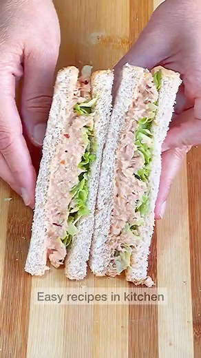 1.1K views | Tuna Sandwich 索 Quick and Easy Recipe #shorts | Easy Recipes in Kitchen | Facebook