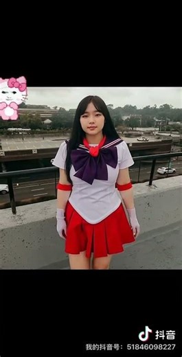 Sailor Moon SuperS Hino Rei Sailor Mars Cosplay Costume