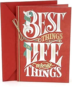 Hallmark Christmas Card (The Best Things In Life)
