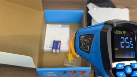 ویدیو آنباکس ترمومتر لیزری مستک مدل MESTEK IR05