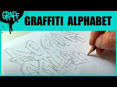 Aprende a crear tu propio tag de graffiti: Tutorial y alfabeto completo #graffiti