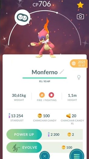 Monferno Shinny Evolution 😱🌟