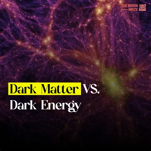 24K views · 231 reactions | Most of our universe is hidden in plain sight. Though we can’t see or touch it, most astronomers say the majority of the cosmos consists of dark matter and dark energy. But what is this mysterious, invisible stuff that surrounds us? And what’s the difference between dark energy and dark matter? | The Brain Maze | Facebook