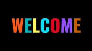 Welcome Animated Animation Welcome Colorful Text Stock Footage Video (100% Royalty-free) 1102935643 | Shutterstock