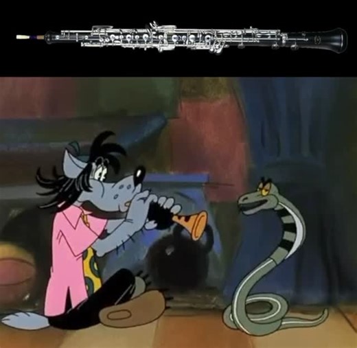 Eugene Izotov on Instagram: "1960s Russian cartoon demonstrating the irresistible charm of the oboe! 💪"