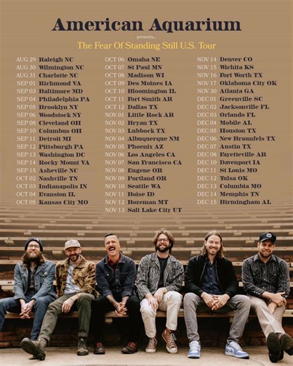 8.3K views · 161 reactions | THE FEAR OF STANDING STILL tour starts...