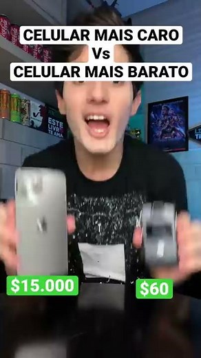 CELULAR DE $15.000 Vs CELULAR DE $60 #shorts