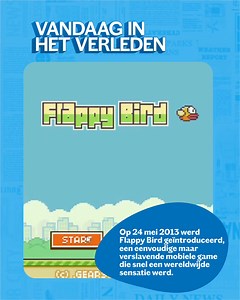 33 reactions · 5 comments | Wat was jullie high score? Wat begon als een kleine app, groeide uit tot een cultureel fenomeen. Ondanks de enorme populariteit werd Flappy Bird plotseling uit de appstores gehaald door ontwikkelaar Dong Nguyen. Dit leidde tot een bizarre situatie waarin tweedehands smartphones met de game voor honderden dollars extra werden doorverkocht. #games #flappybird #smartphone | Lebara | Facebook