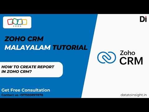 Build Powerful Reports in Zoho CRM in Minutes! Step-by-Step Tutorial | Malayalam #tutorial #zohocrm