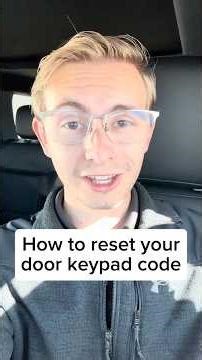 How to reset your car door code