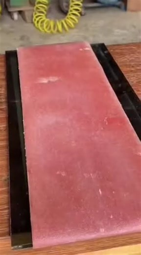 Planing machine base leveling process for smooth work #shorts