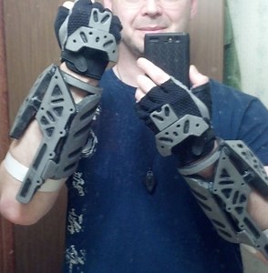 Elysium Powered Exoskeleton Costume WIP