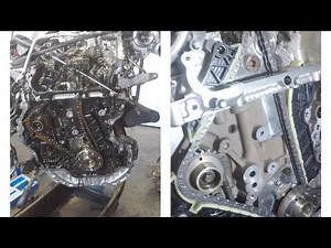 How do you replace the timing chain of the Mercedes E-Class?