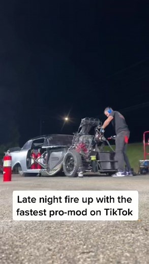 Late Night Fire Up with the Fastest Pro-Mod on TikTok