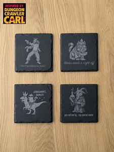 Dungeon Crawler Carl Coasters | Momma Needs a Night off | Goddamnit Donut | Special Name | Gaslight Jesus - Etsy