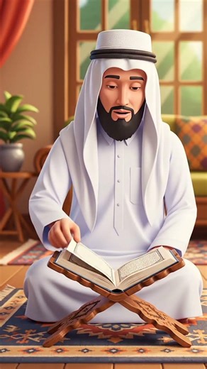 Muslim man reading Quran#viralvideo #1millionviews