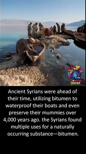 Ancient Syrians were utilizing bitumen to waterproof their boats over 4,000 years ago. #ancient