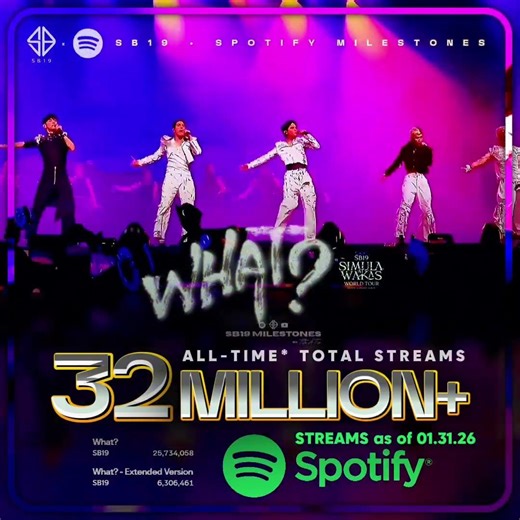 SB19 Flagbearer WHAT? Bumabanat pa rin at #32MillionStreams 🤩🇵🇭