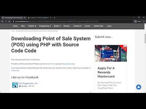 Point of Sale (POS) in PHP Installation Demo