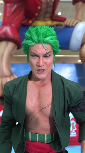 The Giant Luffy is now in the Philippines! Happy to be at the opening of the Giant Luffy at SM City North Edsa where I get to enjoy the huge #OnePiece setup and bond with fellow Nakamas and Cosplayers! What are you waiting for? Let's go! #OnePieceatSMNorth #Zoro #RoronoaZoro #onepieceliveaction #onepiecenetflix | Prince De Guzman Transformations