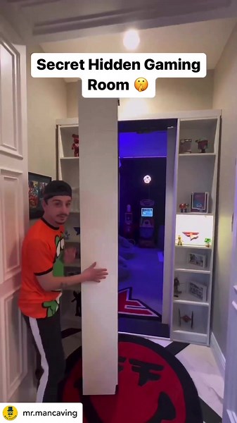 Secret Hidden Gaming Man Cave | Ultimate Gamer's Paradise