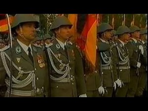 East German Military Parade 1989 Ehrenparade der NVA Volksarmee 1949 1989 40 JAHRE DDR
