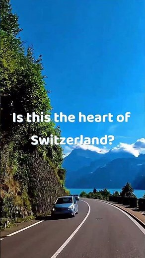 Brunnen Switzerland 4K Drive • Lake Lucerne & Axenstrasse Heart of Switzerland #lakeluzern
