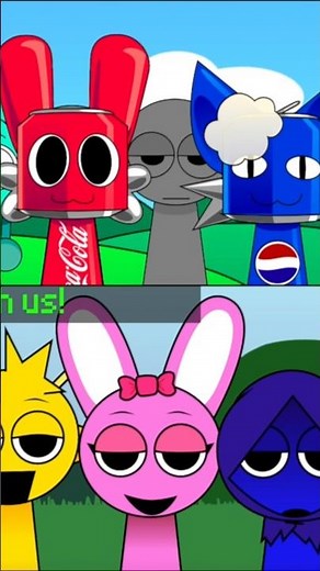 👆 Sprunki Pyramixed New Coca Cola and PEPSI VS REtake #sprunki #incredibox