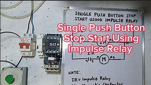 224K views · 6.4K reactions | Single Push Button Stop Start Using Impulse Relay #bernaztvvlog | Bernaz tv | Facebook