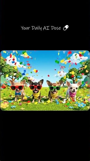 Dancing Dogs Party 🐶🎉 | Adorable AI Dog Animation | Try Not to Smile!