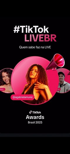 Vote for me at TikTok Awards ✨ 1. Click at the link on my Bio 2. Scroll down till you see the category #TikTokLiveBr 3. Vote on me, by pressing the blue button on my image #Gabsters #GabrielaMuniz #TeamGabi @Kenneth W. Welch Jr. @Georg Engelmann @stevekeinath6 @💋 Rick Muppet 💋 @ALFIE from Cali @🐆pwlfc79 @CharlesDcool @✨Mncera @Angel @🇧🇷BRANCO🇵🇹 @Joyce Saunders Oldaker @abdou.wahid2022officel🇩🇿🇨🇭 @Bram @Sampa 🫡 @ᎡᏝᏪ (Quiet One) - aka Patrick