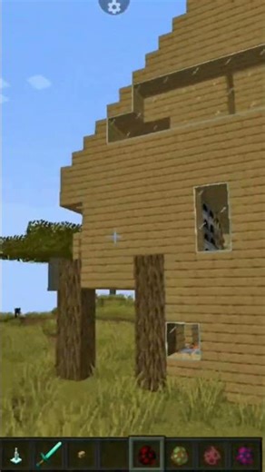 showcasing minecraft house and resource pack